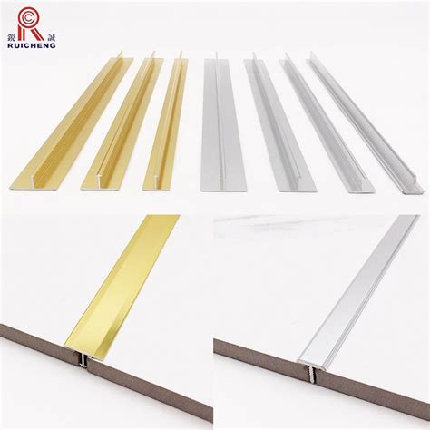 T Shape Aluminium Transition Strip Ceramic Protection 0 55mm Thickness