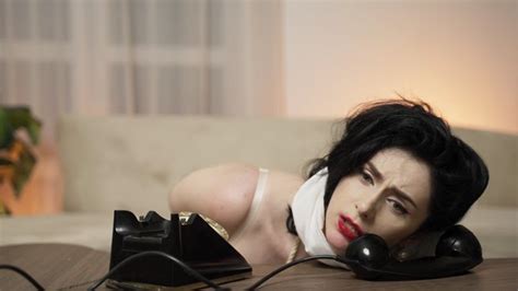 Classical Bondage With Ropes Of A Brunette In Lingerie 4K Miss Ellie M Clips4sale