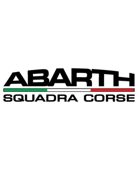 Sticker Autocollant Fiat Abarth Squadra Corse Logo