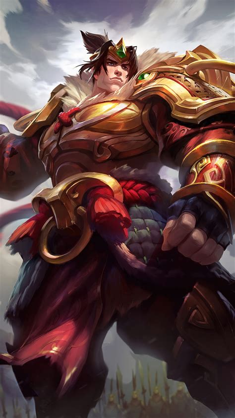 Garen Warring Kingdoms Splash Art Lol Wild Rift League Of