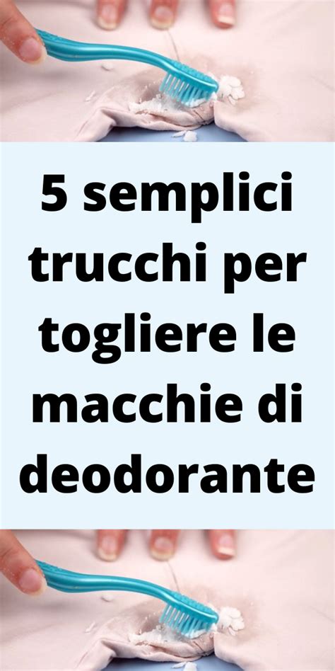 Semplici Trucchi Per Togliere Le Macchie Di Deodorante Ale Cleaning