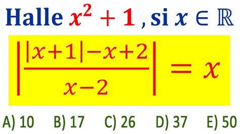 NIVEL AVANZADO III VALOR ABSOLUTO PROBLEMA RESUELTO PROPIEDADES VALOR