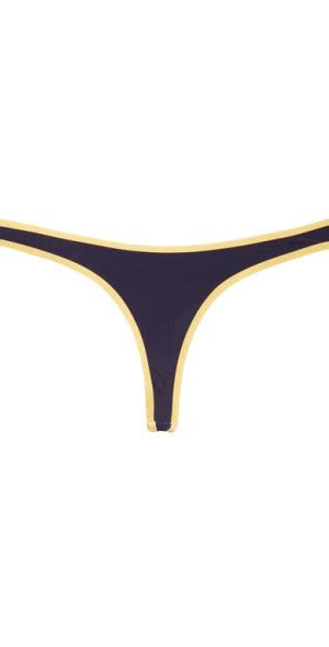 Miaou Jo Thong Bikini Bottoms In Midnight At Nordstrom