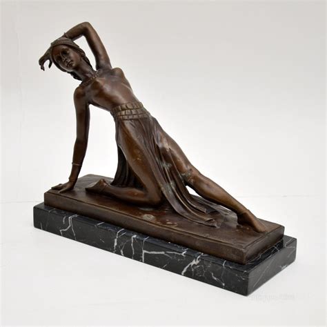 Antiques Atlas Large Art Deco Bronze Dancing Nude Figure