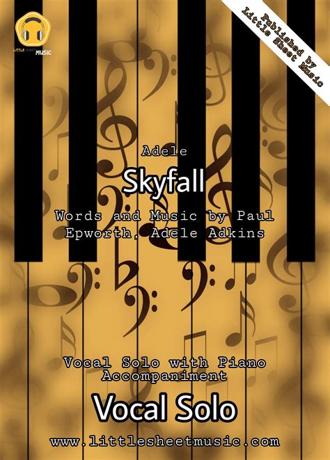 Adele – Skyfall (Piano & Vocal) – Littlesheetmusic