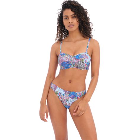 Freya Bademode Boho Breeze Bandeau Bikini Oberteil Multi Annadiva