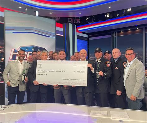 The Tunnel to Towers Foundation Receives $1 Million