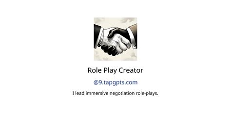 Role Play Creator GPTs Features And Functions Examples And Prompts