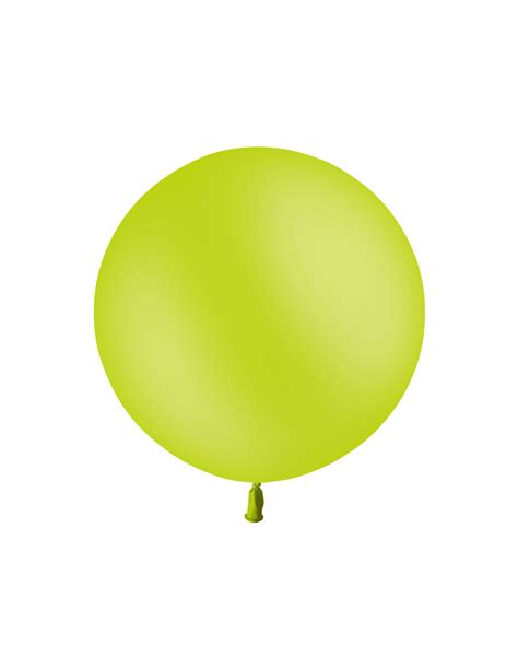 Ballon De Baudruche Vert Limette 90 Cm Latex