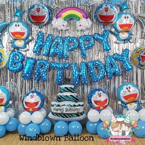 Jual Harga Terupdate Windblown Balon Foil Hbd Birthday Anak Set Tema