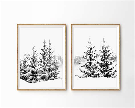 Christmas Wall Decor Winter Wall Art Winter Photography Snowy Etsy