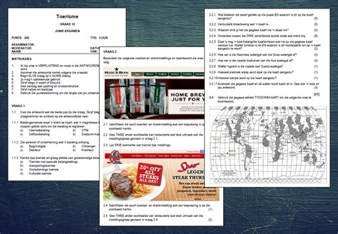 Gr 10 Toerisme Junie Eksamen Kwartaal 2 2020 Teacha