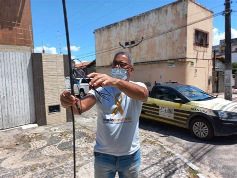 Bandidos Cortam Cabos Que Alimentam Sinaleiras Para Furtar Fios De