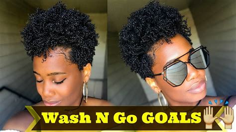 Super DEFINED Wash N Go On Type 4 Tapered Natural Hair 1 MissKenK