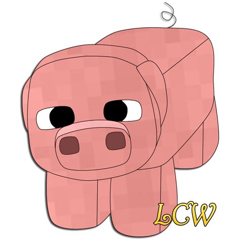 Minecraft Pig By Theladyclockwork On Deviantart