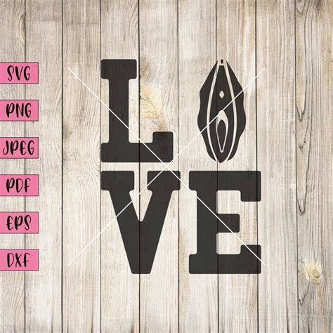 Love Vagina Svg Vulva Art Vulva Wall Art Vulva Pin Lesbian Etsy Uk