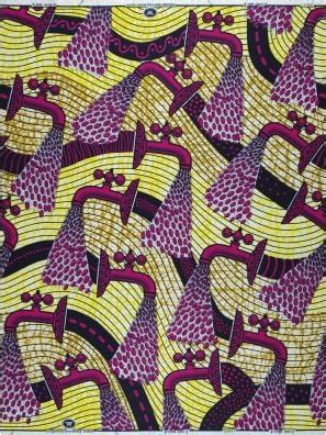 Vls Super Wax Yellow Red Vlisco