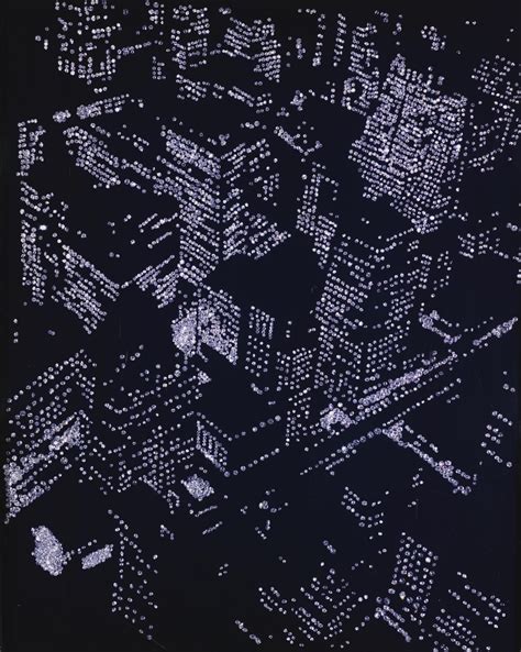 Vik Muniz New York City By Night After Berenice Abbott From