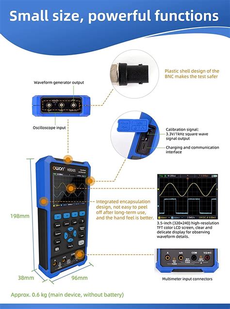 Owon Hds S Oscilloscope Awg Multimeter In Review Off