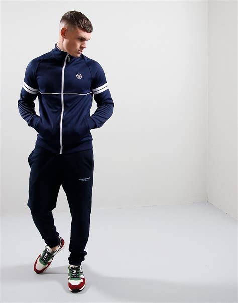 Sergio Tacchini Orion Track Top Maritime - Terraces Menswear