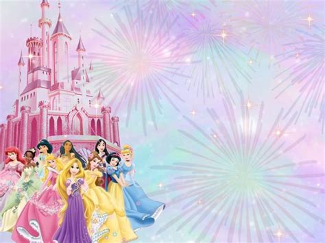 Disney Princess Invitation Aniversário tema de princesa disney