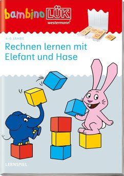 Bambinol K Vorschule Erstes Rechnen Mit Elefant Und Hase Jahre