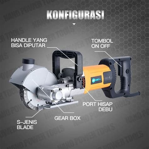 Jual WALL CHASER MESIN GERINDA POTONG DINDING PIPA BOBOK TEMBOK KONDUIT