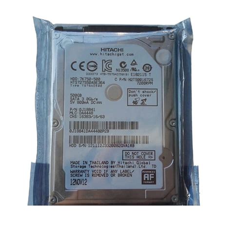 Hitachi 500GB 7200RPM 3.5" Hard Drive - PCUWant