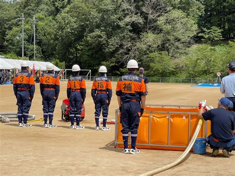 消防操法大会が開催された 京都府議会議員 田島よしみつのブログ