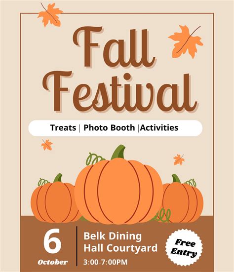 Fall Festival Flyer