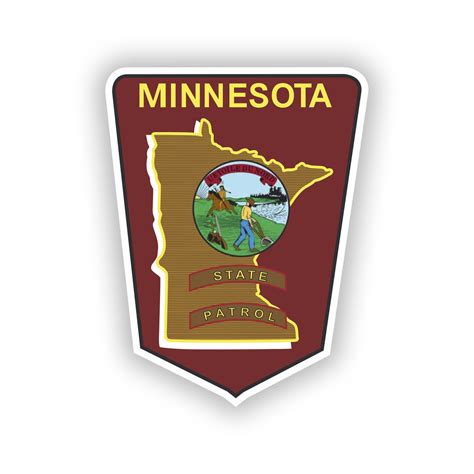 Minnesota State Police Patrol Precision Cut Decal