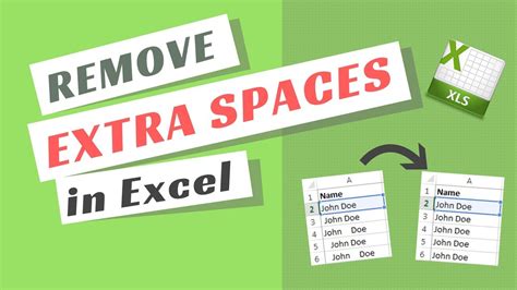 How To Remove Extra Spaces In Multiple Excel Files Youtube