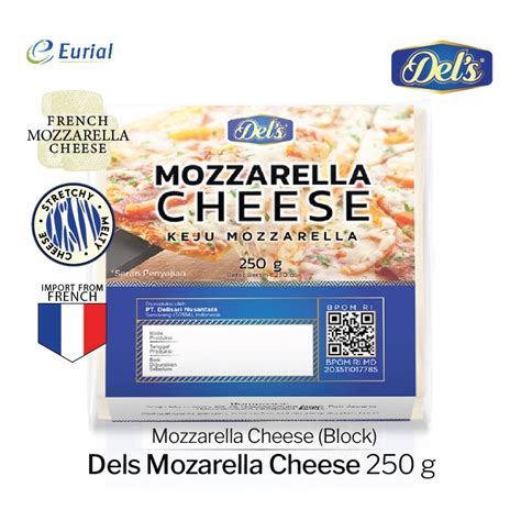 Jual Del S Mozzarella Cheese Keju Mozzarella Gr Shopee Indonesia