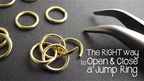 How To Open And Close A Jump Ring The Right Way Jewelry Tutorial Hq