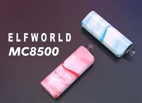 Factory Directly Wholesale Elfworld Mc8500 High Puffs Disposable Vape E