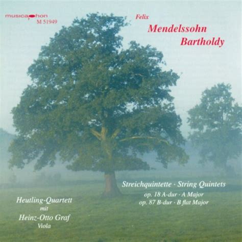 Amazon Mendelssohn Felix String Quintets Nos 1 And 2 Heutling