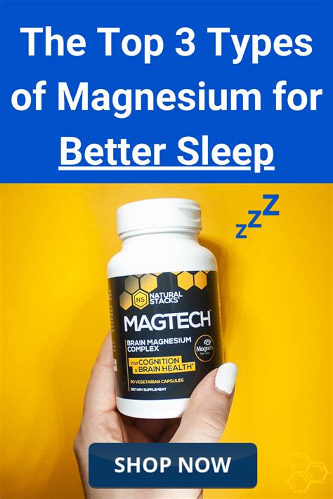 Get The Top 3 Types Of Magnesium For Better Sleep With MagTech