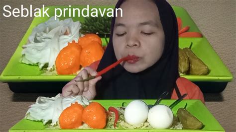 Mukbang Indonesia Seblak Makaroni Telur Kadal Pare Kol Cabe