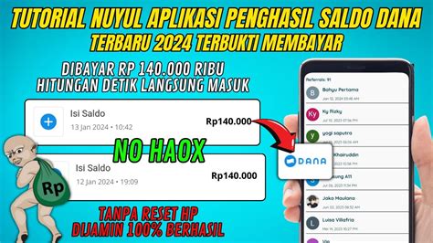 NUYUL APLIKASI PENGHASIL SALDO DANA 2024 APLIKASI PENGHASIL UANG