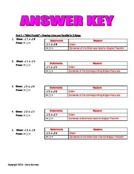 Geometry: Proving Lines are Parallel using Converse Theorems and Postulates