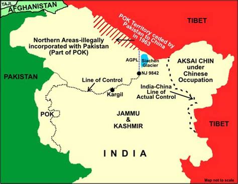 Indian Express displays wrong map, shows Pakistan Occupied Kashmir as ...