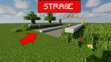 Minecraft Straße bauen I Einfache Straße in Minecraft I Deutsch German