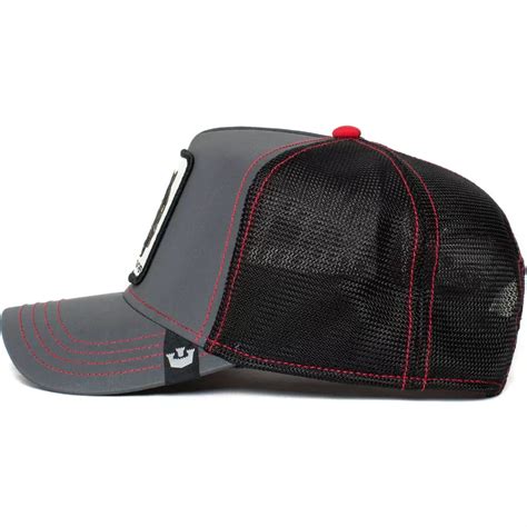 Goorin Bros Black Panther Reflective The Farm Black Trucker Hat