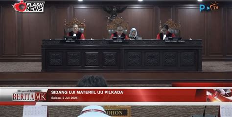 Mahkamah Konstitusi Gelar Sidang Pengujian Uu Pemilihan Gubernur