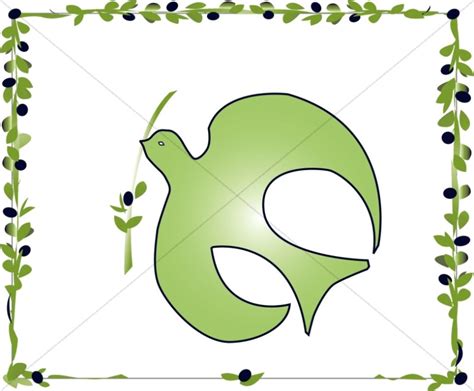 Olive Branch Dove Clipart | Dove Clipart