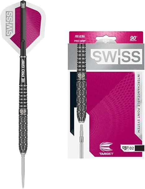 Target Darts Swiss Point Darts 90 Tungsten Steel Tip Darts Set Amazon