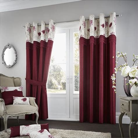 Gc Gaveno Cavailia Floral Eyelet Curtains For Living Room Fully Lined