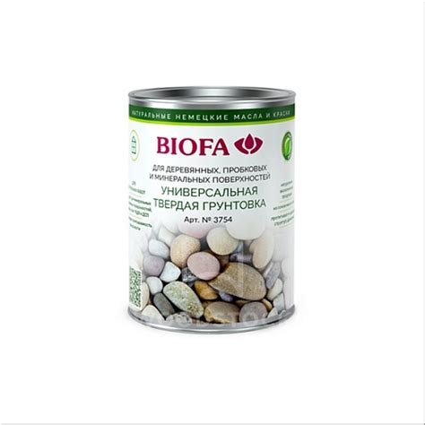 Масло и воск для древесины BIOFA 3754 Универсальная грунтовка – цена ...