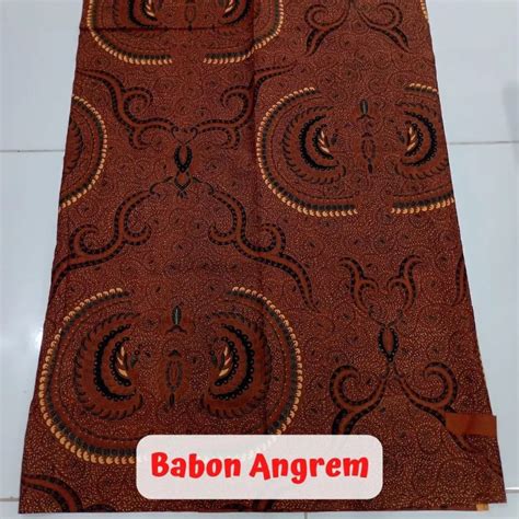 Jual Kain Batik Jarik Kualitas Motif Babon Angkrem Shopee Indonesia