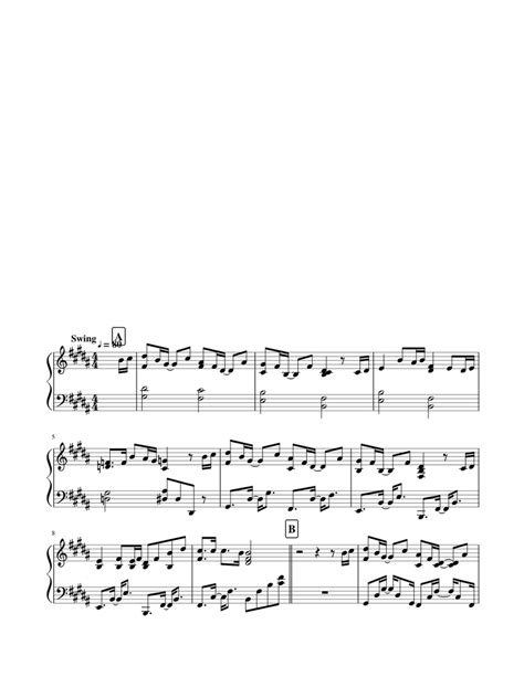 Lemon Sheet Music For Piano Solo